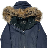 Barbour Wax Jacket - Medium Navy Polyester