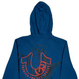Fashion For The Senses True Religion Graphic Hoodie - XL Blue Cotton