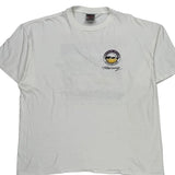Racing Oneita Graphic T-Shirt - 2XL White Cotton