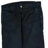 Carhartt Carpenter Trousers - 36W 32L Black Cotton