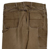 Unbranded Carpenter Trousers - 38W 30L Brown Cotton