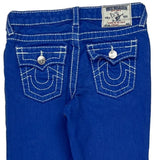 True Religion Contrast Stitch Jeans - 26W US 0 Blue Cotton