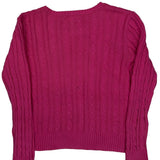 Polo By Ralph Lauren Sweater - Large Pink Cotton