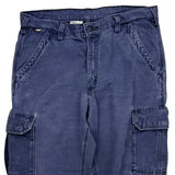 Carhartt Cargo Cargo Trousers - 36W 30L Blue Cotton