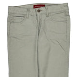 Levis Flared Jeans - 32W UK 10 Grey Cotton Blend