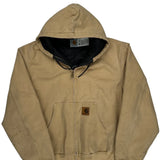 Carhartt J06 Wet Jacket - Large Beige Cotton