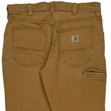 Carhartt Carpenter Trousers - 32W 28L Brown Cotton