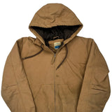 Blue Mountain Workwear Bomber Jacket - Large Brown Cotton