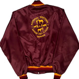 Made In USA Swingster Varsity Jacket - Large Burgundy Nylon