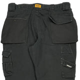 Cat Cargo Pants - 36W 30L Black Cotton Blend