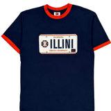 Illinois Urbana-Champaign Nike College T-Shirt - Medium Navy Cotton