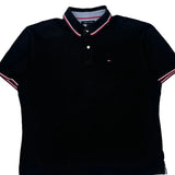 Tommy Hilfiger Polo Shirt - XL Black Cotton