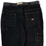 Raider Carpenter Pants - 36W 30L Black Cotton