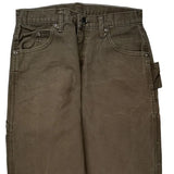 Dickies Carpenter Trousers - 29W 30L Brown Cotton