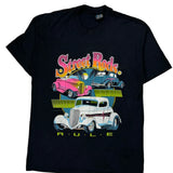 Street Rods Tophalf Single Stitch T-Shirt - XL Black Cotton