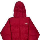 550 Fill The North Face Puffer - XL Red Polyester