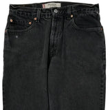 Levis Jeans - 31W 29L Black Cotton