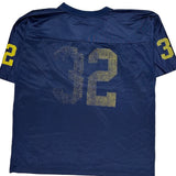 Made In USA Nike Football Football Jersey - 2XL Blue Polyester