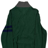 Tommy Hilfiger Zip Up - XL Green Cotton Blend