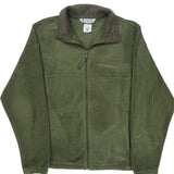 Columbia Fleece Jacket - Medium Green Polyester