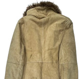 Wilsons Afghan Coat - Medium Beige Leather