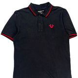 Crafted With Pride True Religion Polo Shirt - Medium Red Cotton