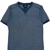 Ralph Lauren T-Shirt - Large Blue Cotton Blend