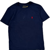 Age 8 Polo By Ralph Lauren T-Shirt - Small Navy Cotton