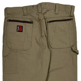 Wrangler Carpenter Trousers - 36W 32L Khaki Cotton