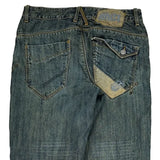 Unbranded Wide Leg Jeans - 32W 31L Blue Denim