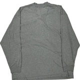 Carhartt Long Sleeve T-Shirt - 2XL Grey Cotton