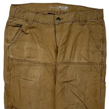 Carhartt Double Knee Carpenter Trousers - 32W 30L Brown Cotton