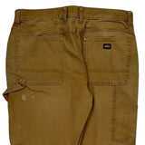 Dickies Carpenter Trousers - 36W 30L Brown Cotton
