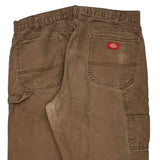Dickies Carpenter Pants - 38W 36L Brown Cotton