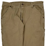 Wrangler Carpenter Trousers - 37W 32L Beige Cotton