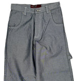 Bad Mad Hip Hop Carpenter Trousers - 26W UK 6 Grey Cotton