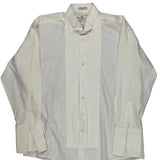 Dress Double Cuff Pierre Balmain Shirt - XL White Polyester Blend