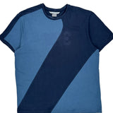 Nike Asymmetric T-Shirt - 2XL Blue Cotton