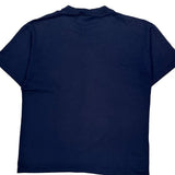 1980s Michigan City Hanes Graphic T-Shirt - Large Navy Cotton Blend
