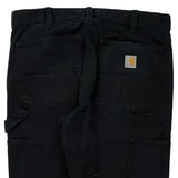 Carhartt Carpenter Trousers - 32W 31L Black Cotton