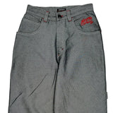 Savvy Graphic Carpenter Pants - 28W 30L Gray Cotton Blend