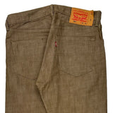 Levis 501 Jeans - 34W 30L Brown Cotton