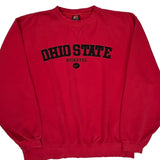 Ohio State Buckeyes Nike College Sweatshirt - Large Red Cotton