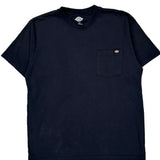 Dickies T-Shirt - Large Black Cotton