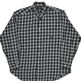 Nautica Checked Shirt - XL Black Cotton
