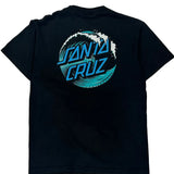California Santa Cruz Graphic T-Shirt - Medium Black Cotton