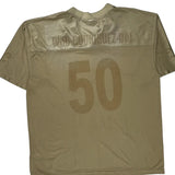 Fleur-De-Lis Design Adidas Football Football Jersey - XL Beige Polyester