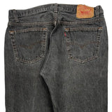 501 Levis Jeans - 33W 29L Gray Denim