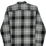 Oakley Checked Flannel Shirt - XL Gray Cotton