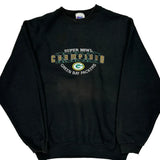 Green Bay Packers Pro Player Sweatshirt - Medium Black Cotton Blend